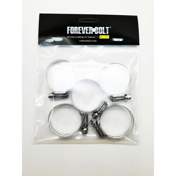13/16 in to 1-3/4 in. SAE 20 Silver Hose Clamp Stainless Steel Band
